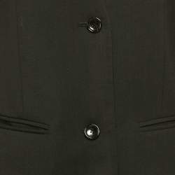 Louis Vuitton Black Wool Single Breasted Blazer M