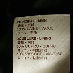 Louis Vuitton Black Wool Single Breasted Blazer M
