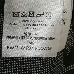 Louis Vuitton Grey Monogram Print Synthetic Hooded Zip-Up Parka Jacket M