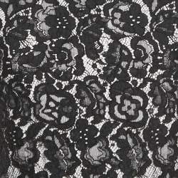 Pre Owned Louis Vuitton Black Cotton Lace Overlay Crew Neck T-Shirt XS