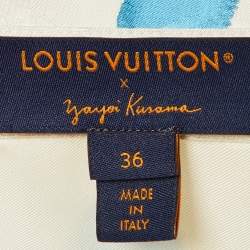 Louis Vuitton x Yayoi Kusama White Painted Dots Silk Shirt S
