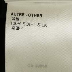 Louis Vuitton Black Jersey Logo Detail Neck T-Shirt S
