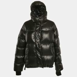 Louis Vuitton Black Nylon Hooded Puffer Jacket M