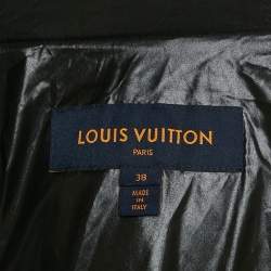 Louis Vuitton Black Nylon Hooded Puffer Jacket M