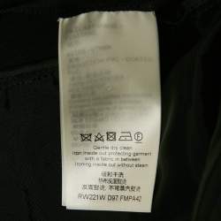 Louis Vuitton Black Monogram Trim Jersey Cargo Trousers S