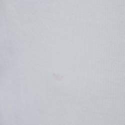 Pre Owned Louis Vuitton White Monogram Jersey Crew Neck T-Shirt S