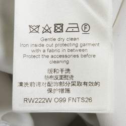 Pre Owned Louis Vuitton White Tennis Balls Print Jesrey T-Shirt S