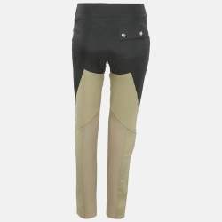 Pre Owned Louis Vuitton Multicolor Silk Blend Paneled Trousers S