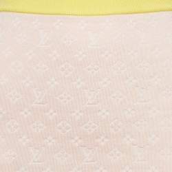 Louis Vuitton Multicolor Monogram Jacquard Knit Tube Midi Skirt XS