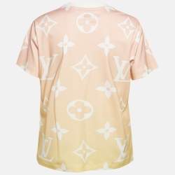 Louis Vuitton Pink Monogram Jersey T-Shirt M