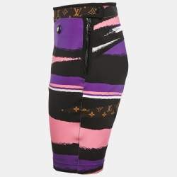 Louis Vuitton Multicolor Printed Jersey Shorts M