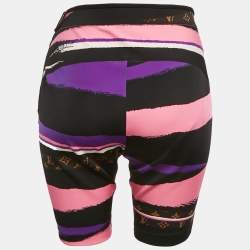 Louis Vuitton Multicolor Printed Jersey Shorts M