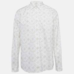 Louis Vuitton Beige Monogram Cotton Long Sleeve Shirt XXL