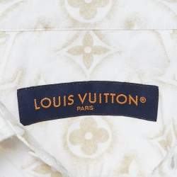 Louis Vuitton Beige Monogram Cotton Long Sleeve Shirt XXL