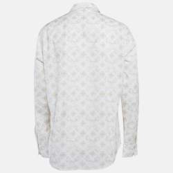 Louis Vuitton Beige Monogram Cotton Long Sleeve Shirt XXL