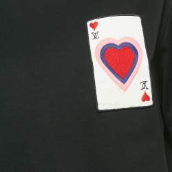 Louis Vuitton Black Cotton Stud Detail Game-On T-Shirt M