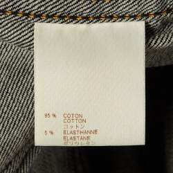 Louis Vuitton Black Denim Button Front Jacket M