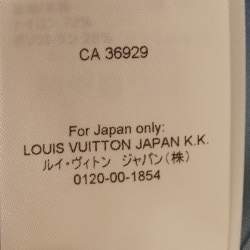Louis Vuitton Blue LV Match Neoprene Polo T-Shirt L