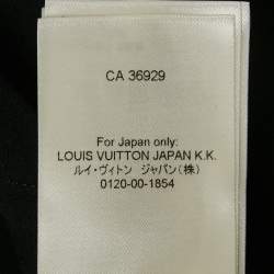 Louis Vuitton Black Jersey Peplum Top S