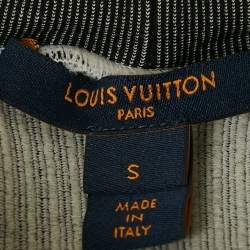 Louis Vuitton Black Rib Knit High Neck Pullover S
