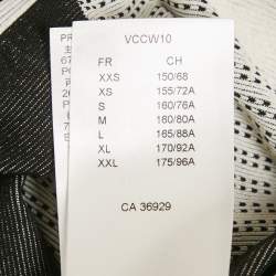 Pre Owned Louis Vuitton Grey Rib Knit Active Leggings S