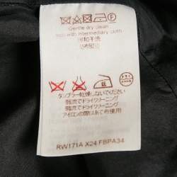 Louis Vuitton Black Printed Crepe Ruffled Shorts M