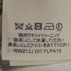 Pre Owned بنطلون جينز لوي فيتون دينم أزرق مونوغرام بخصر مرتفع مقاس صغير - سمول خصر 23 بوصة