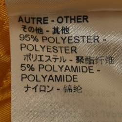 Pre Owned Louis Vuitton Brown Monogram Lamb Leather Biker Jacket M