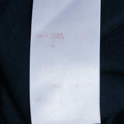 Pre Owned Louis Vuitton Navy Blue Jersey T-Shirt S