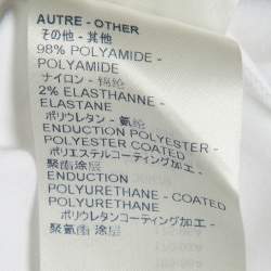 Pre Owned Louis Vuitton White Logo Print Cotton Crew Neck T-Shirt S