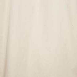 Pre Owned Louis Vuitton Peach/Light Orange Cotton Detachable Collar Shirt M
