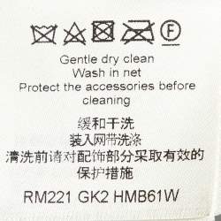 Pre Owned Louis Vuitton Grey Monogram Organza Zip Up Jacket S