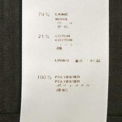 مملوكة مسبقًا Louis Vuitton Navy Blue Patterned Wool Blend Buttoned Jacket M 