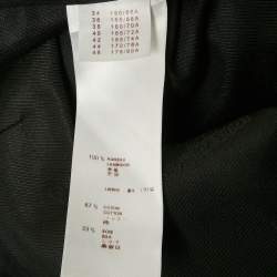 Pre Owned Louis Vuitton Teal Blue Leather Mini Skirt M