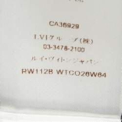 Pre Owned Louis Vuitton Black Wool Blend Gathered Waist Coat & Skirt Set M ( FR 38/ 40)