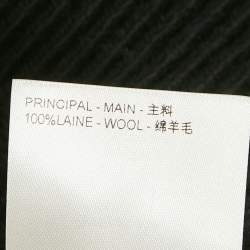 Pre Owned سويتر لوي فيتون صوف تريكو أسود بنقشة المونوغرام كبيرة منصور لويس فيتون مقاس متوسط