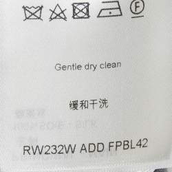 Pre Owned بلوزة لويس فيتون حرير طباعة شعار أبيض مقاس صغير