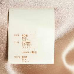 Pre Owned Louis Vuitton Multicolor Striped Silk & Cotton Double Breasted Jacket M