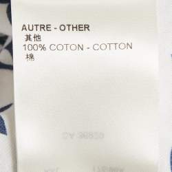 Pre Owned Louis Vuitton White Monogram Cotton T-Shirt XS