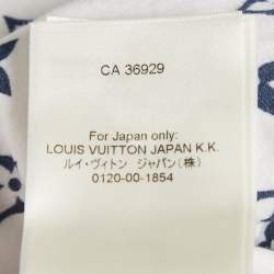 Pre Owned Louis Vuitton White Monogram Cotton T-Shirt XS