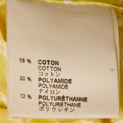 Pre Owned Louis Vuitton Yellow Monogram Cotton Hooded Jacket M