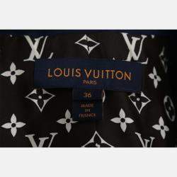 Pre Owned Louis Vuitton Logo Patches Blazer Size S