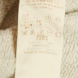 Pre Owned Louis Vuitton Beige Cotton Mélange Straight Fit Sweatpants S