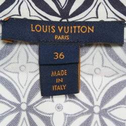 Pre Owned Louis Vuitton Multicolor Monogram Embroidered Silk Pajama Set S