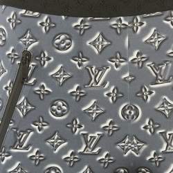 Pre Owned Louis Vuitton Dark Grey Monogram Print Leggings M