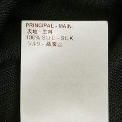 Pre Owned Louis Vuitton Silver Rib Knit Sleeveless Midi Dress M