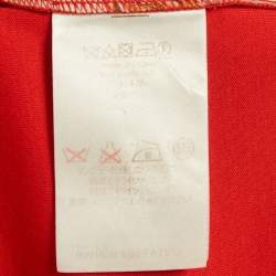 Pre Owned Louis Vuitton Multicolor Cotton Silk Printed T-Shirt XS