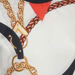 Pre Owned Louis Vuitton Multicolor Cotton Silk Printed T-Shirt XS