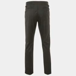 Pre Owned Louis Vuitton Black Tailored Formal Trousers L