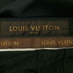 Pre Owned Louis Vuitton Black Tailored Formal Trousers L